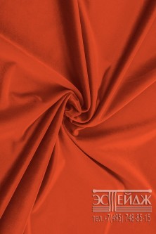 Ткань бархат Эстейдж терракотовый