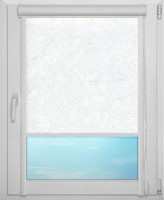 Рулонная штора UNI арт. ШЁЛК 0225 (белый)