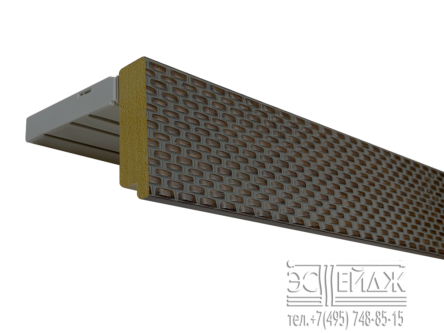 Багетный карниз ЭЛЬЧЕ ПРИМО, дымчатый