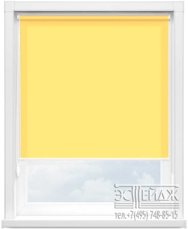 Рулонная штора MINI арт. АЛЬФА 3465 (желтый)