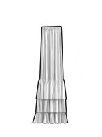 Пошив - штора с воланами