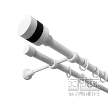 Карниз двухрядный 