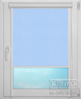 Рулонная штора UNI арт. АЛЬФА 5173 (голубой)