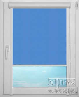 Рулонная штора UNI арт. АЛЬФА 5300 (синий)