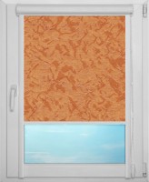 Рулонная штора UNI арт. ШЁЛК 4290 (оранжевый)