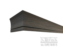 Багетный карниз САРАГОСА ВУДЛАЙН ПАТИО, серый