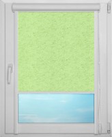 Рулонная штора UNI 1 арт. Шёлк (светло-зеленый)