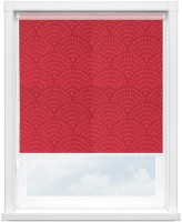 Рулонная штора MINI арт. АЖУР 4075 (красный)