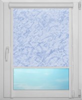 Рулонная штора UNI арт. ШЁЛК 5172 (морозно-голубой)