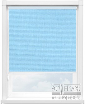 Рулонная штора MINI арт. ОМЕГА 5173 (голубой)
