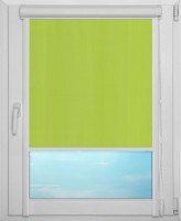 Рулонная штора UNI 1 арт. Аллегро перл (зеленый)