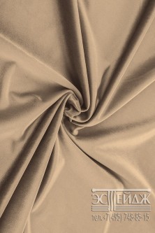 Ткань бархат Эстейдж кофейно-пудровый