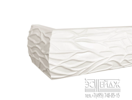 Багетный карниз МАРО ПАТИО, белый 