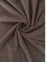 Ткань бархат Эстейдж коричневый