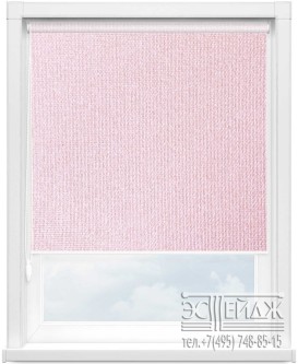 Рулонная штора MINI арт. ПЕРЛ 4080 (светло-розовый)