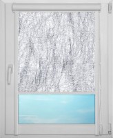 Рулонная штора UNI арт. ХАРИЗМА 7013 (серебро) 