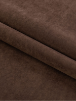 Ткань велюр Эстейдж темно-коричневый