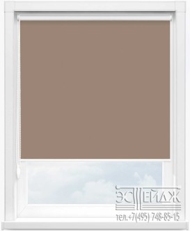 Рулонная штора MINI арт. АЛЬФА BLACK-OUT 2868 (светло-коричневый)