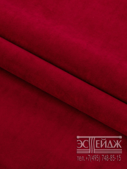 Ткань велюр Эстейдж красный
