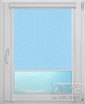 Рулонная штора UNI арт. ОМЕГА 5173 (голубой)