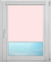 Рулонная штора UNI 1 арт. Респект блэкаут (розовый)