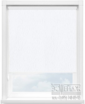 Рулонная штора MINI арт. СИДЕ BLACK-OUT 0225 (белый)
