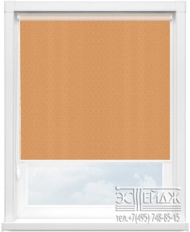 Рулонная штора МИНИ арт. Лэйси (оранжевый)