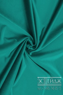 Ткань бархат Эстейдж изумрудный