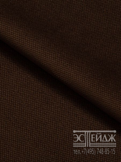 Ткань велюр Эстейдж темно-коричневый  