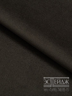 Ткань велюр Эстейдж темно-коричневый  