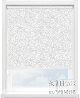 Рулонная штора MINI арт. СФЕРА BLACK-OUT 0225 (белый)