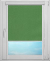 Рулонная штора UNI 1 арт. Металлик (тёмно-зелёный)