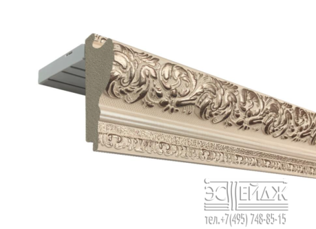 Багетный карниз ВИТОРИЯ ПРИМО, слоновая кость