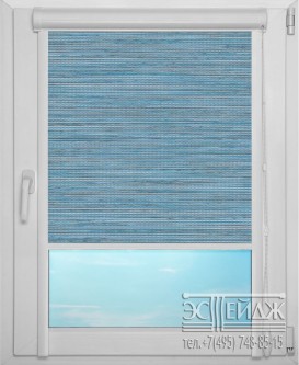 Рулонная штора UNI арт. ЯМАЙКА 5173 (голубой)