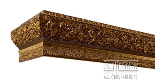 Багетный карниз ВИТОРИЯ ПАТИО, красное золото 