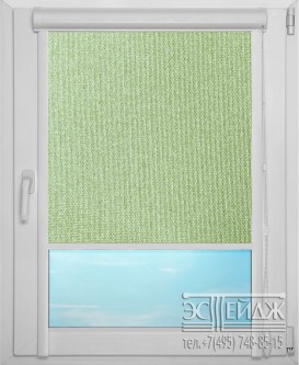 Рулонная штора UNI арт. ПЕРЛ 5850 (зеленый)