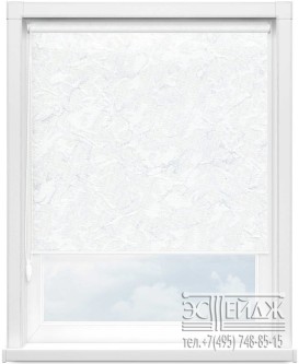 Рулонная штора MINI арт. ШЁЛК 0225 (белый)