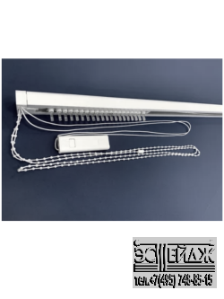 Карниз ЭСТЕЙДЖ для вертикальных жалюзи белый 