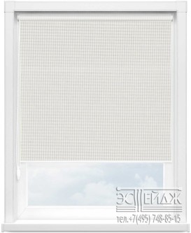 Рулонная штора МИНИ арт. Скрин 301 (белый)