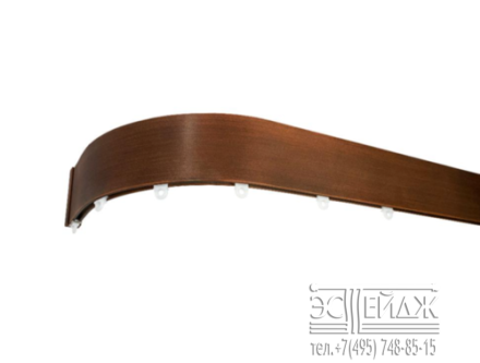 Карниз профильный КРАФТ-2 Коричневая медь
