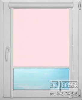 Рулонная штора UNI 1 арт. Мадагаскар (розовый)
