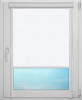 Рулонная штора UNI арт. СИДЕ ВLACK-ОUT 0225 (белый)