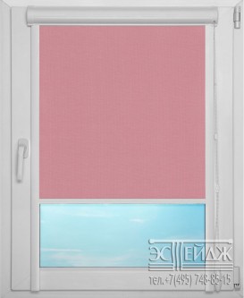 Рулонная штора UNI 1 арт. Карина (розовый)